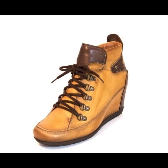Pikolinos NWT Wedge Lace Up Boot - Picture 5 of 6